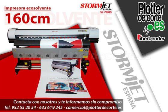 OFERTA impresora ecosolvente StormJet SJ-7160 S plotter de impresion nuevo profesional