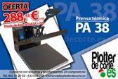 Prensa termica PA38 plancha 38x38 cm vinilo textil transfer sublimacion OFERTA LIMITADA