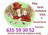 Pilar tarot evoltivo 635 59 30 52 visa o transferencia bancaria. Toda España